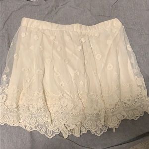 Forever 21 white skirt
